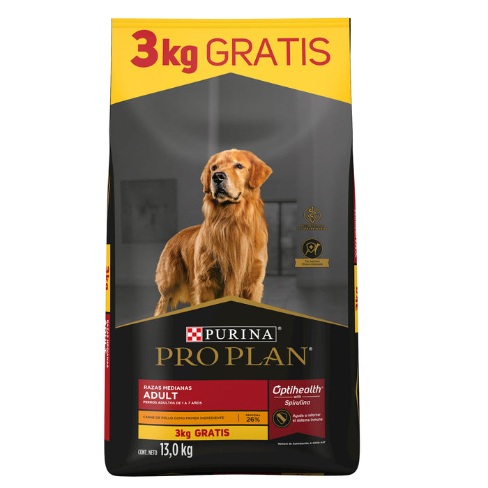 Purina Pro Plan Adulto Raza Mediana 13 kg