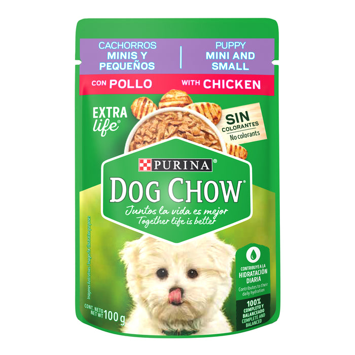 Purina® Dog Chow® Pollo Alimento húmedo cachorros (paquete de 20 sobres)