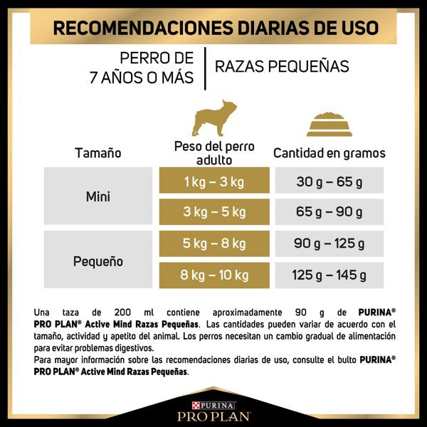 Purina® Pro Plan® Perro Adulto Senior Raza Pequeña 3kg