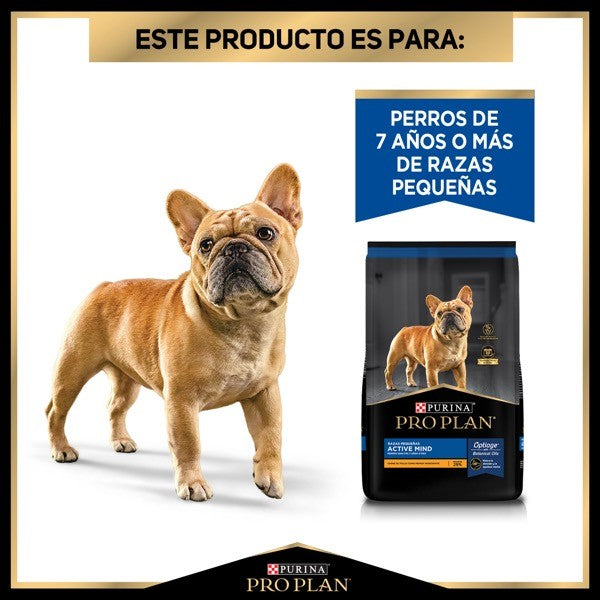 Purina® Pro Plan® Active Mind Razas Pequeñas, Alimento Seco OptiAge Pollo, bulto de 7.5kg