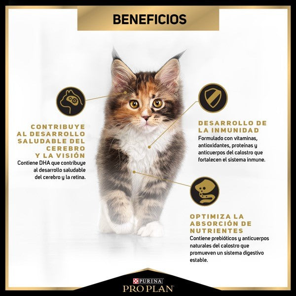 Purina® Pro Plan® Kitten, Alimento Seco OptiStart Pollo, bulto de 3kg