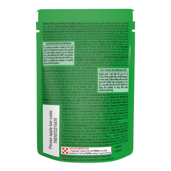 Purina® Dog Chow® Pollo Alimento húmedo cachorros (paquete de 20 sobres)