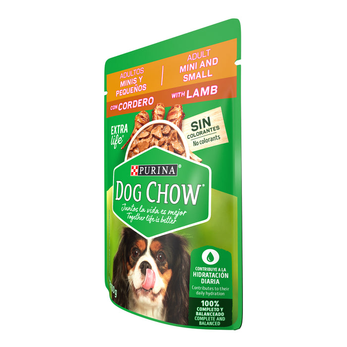Purina® Dog Chow® Carne Alimento húmedo Adultos minis y pequeños (paquete de 20 sobres)