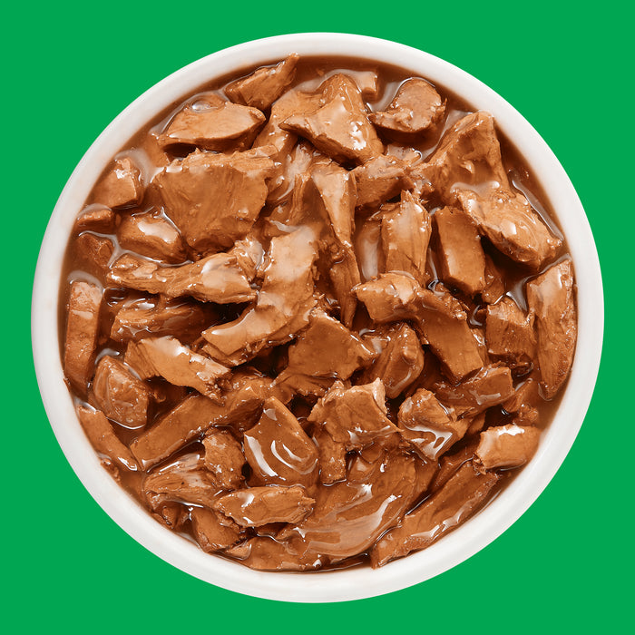 Purina® Dog Chow® Carne Alimento húmedo Adultos minis y pequeños (paquete de 20 sobres)