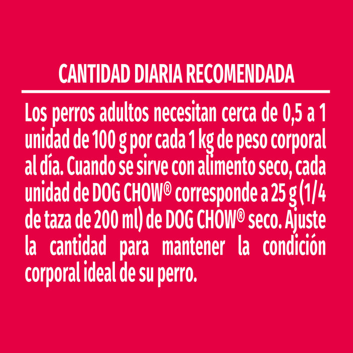 Purina® Dog Chow® Pollo Alimento Húmedo Adultos Todos Los Tamaños (paquete de 20 sobres)