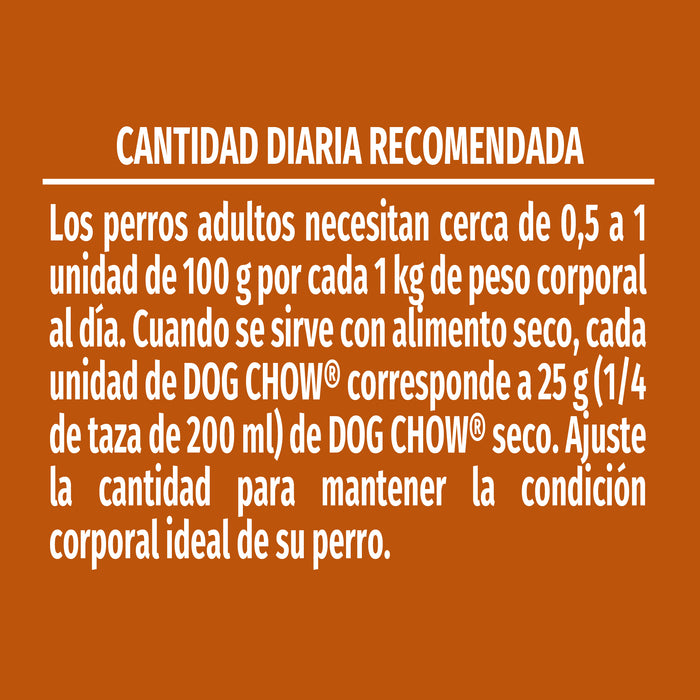 Purina® Dog Chow® Carne Alimento húmedo Adultos minis y pequeños (paquete de 20 sobres)