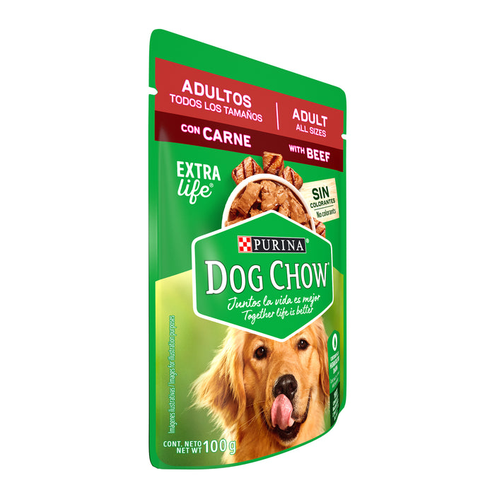 Dog Chow® Mix de Pollo y Carne Alimento húmedo Adultos todos los tamaños (paquete de 20 sobres)