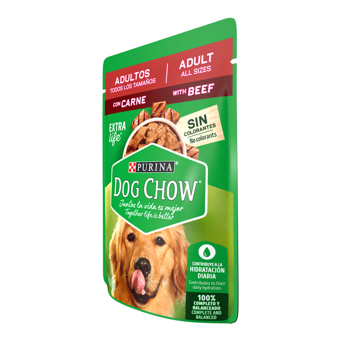 Dog Chow® Mix de Pollo y Carne Alimento húmedo Adultos todos los tamaños (paquete de 20 sobres)