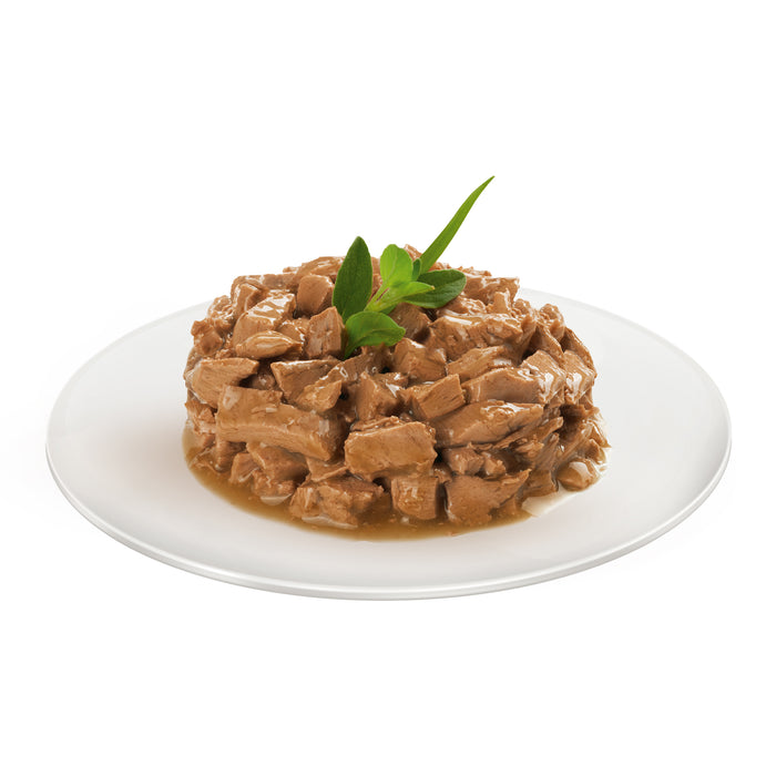Purina® Fancy Feast® Goulash Atún Alimento Húmedo para gatos adultos, (paquete con 12 sobres)