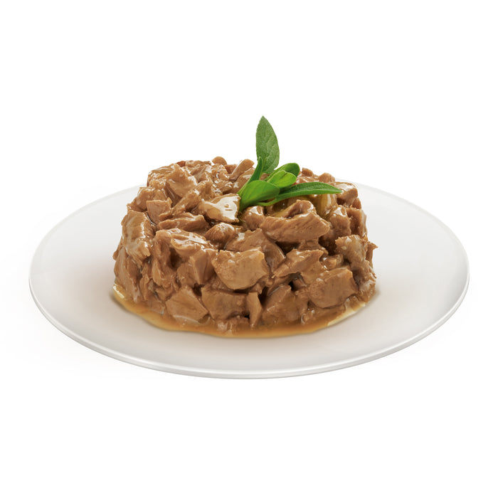 Purina® Fancy Feast® Goulash Pavo Alimento Húmedo para gatos adultos (paquete con 12 sobres)